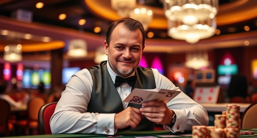 Live casino and video slots on 7E77